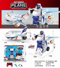 8 CHANNEL R/C DEFORMATION AIRPLANE W/SPRAY,
