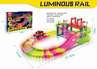 B/O CITY TRACK 45PCS,