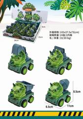 FRICTION DINOSAUR TRUCK 12PCS,
