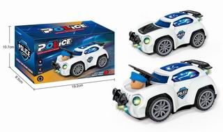B/O POLICE CAR W/LIGHT & MUSIC,