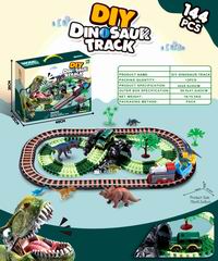 B/O DINOSAUR TRACK CAR 144PCS,