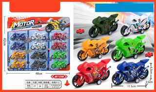 PULL BACK MOTORCYCLE 12PCS,