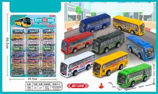 PULL BACK BUS 24PCS,
