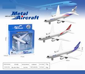 DIE-CAST PULL BACK AIRLINER,
