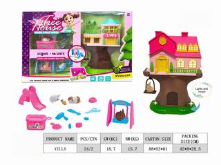 VILLA SET W/LIGHT & MUSIC,