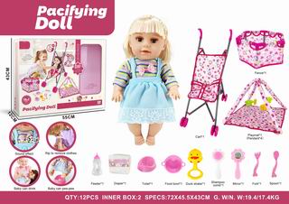 15 INCH DOLL W/SOUND,
