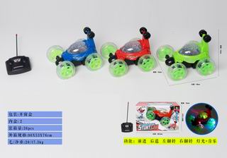 R/C STUNT CAR W/LIGHT & MUSIC,