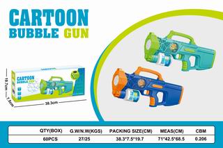 B/O BUBBLE GUN W/LIGHT,