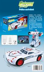 B/O DEFORMATION POLICE CAR W/LIGHT & SOUND,