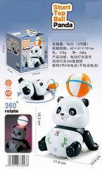 B/O STUNT TOP BALL PANDA W/LIGHT & MUSIC,