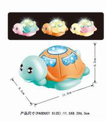 PULL LINE TURTLE W/LIGHT,