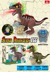 R/C DINOSAUR W/LIGHT & MUSIC & SPRAY,