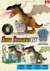 R/C DINOSAUR W/LIGHT & MUSIC & SPRAY,