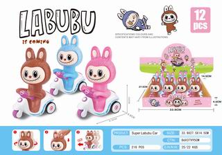 LABUBU PRESS CAR 12PCS,