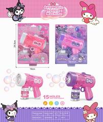 B/O BUBBLE GUN W/LIGHT,