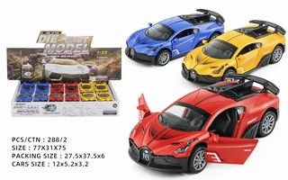 1:32 PULL BACK DIE-CAST CAR 12PCS,