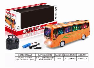4 CHANNEL R/C BUS W/LIGHT & MUSIC,