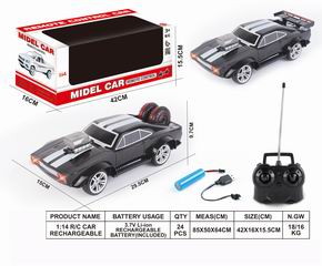 1:14 4 CHANNEL R/C CAR W/LIGHT,