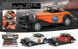 1:32 PULL BACK DIE-CAST CAR 12PCS,