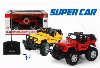 1:14 4 CHANNEL R/C JEEP W/LIGHT,