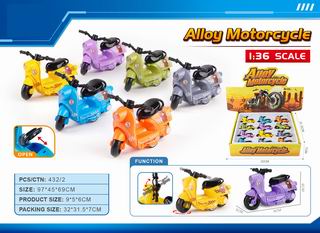 1:36 PULL BACK DIE-CAST CAR 12PCS,