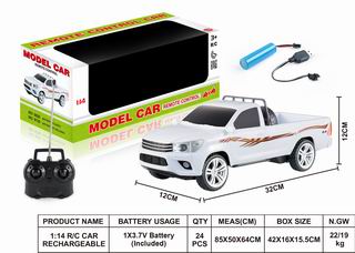 1:14 4 CHANNEL R/C CAR W/LIGHT,