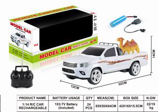 1:14 4 CHANNEL R/C CAR W/LIGHT,