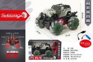 1:36 7 CHANNEL R/C STUNT CAR W/LIGHT,