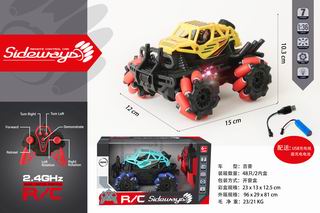 1:36 7 CHANNEL R/C STUNT CAR W/LIGHT,