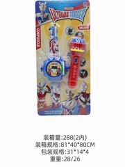 WATCHES & FLASHLIGHT W/PROJECTION,