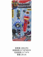 WATCHES & FLASHLIGHT W/PROJECTION,