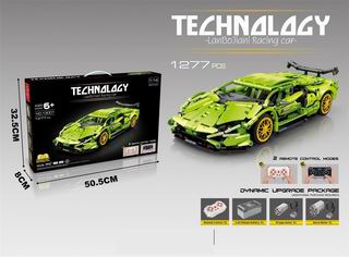 1:14 2.4G R/C BUILDING BLOCK CAR 1277PCS,