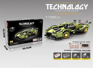 1:14 2.4G R/C BUILDING BLOCK CAR 1152PCS,