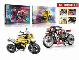 BUILDING BLOCK MOTORCYCLE 467PCS/454PCS,