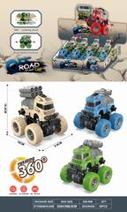 FRICTION STUNT MILITARY TRUCK 12PCS,