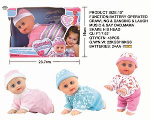 10 INCH B/O DOLL W/SOUND,