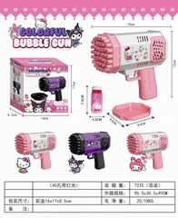 B/O BUBBLE GUN W/LIGHT,