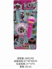 WATCHES & FLASHLIGHT W/PROJECTION,