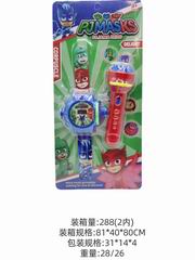 WATCHES & FLASHLIGHT W/PROJECTION,