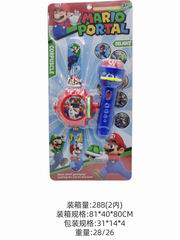 WATCHES & FLASHLIGHT W/PROJECTION,