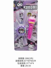 WATCHES & FLASHLIGHT W/PROJECTION,