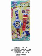 WATCHES & FLASHLIGHT W/PROJECTION,