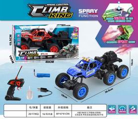 1:12 5 CHANNEL R/C CAR W/LIGHT & SPRAY,