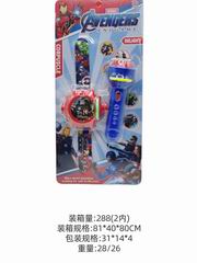 WATCHES & FLASHLIGHT W/PROJECTION,