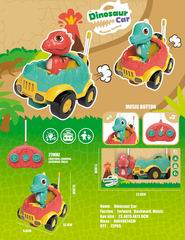 2 CHANNEL R/C DINOSAUR CAR W/MUSIC,