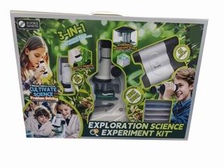 3 IN 1 EXPLORATION SCIENCE EXPERIMENT KIT,