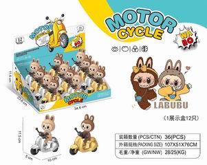 PULL BACK MOTORCYCLE 12PCS,