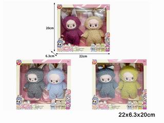 6 INCH DOLL 2PCS,