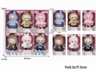 6 INCH DOLL 6PCS,