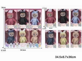 6 INCH DOLL 6PCS,